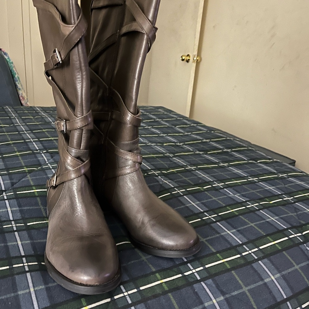 Women's Brown Leather Boots